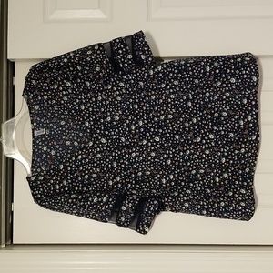 Jouica floral V neck top size S